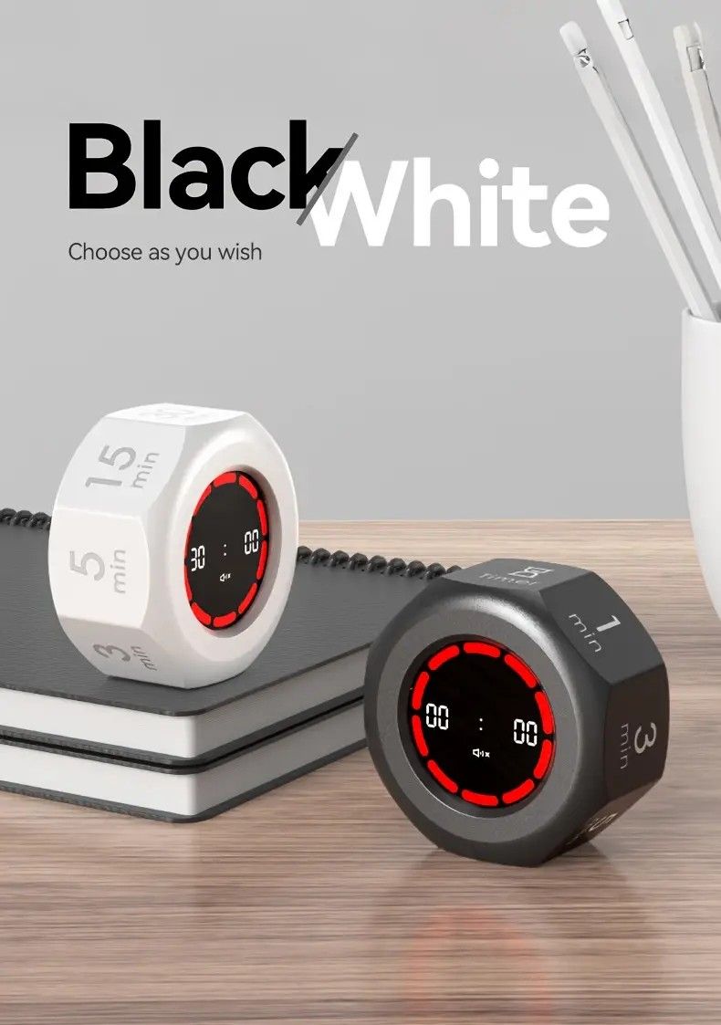 Flip to Start Timing, Efficiency Tool! 7 Presets + Visualized Progress, Gravity Sensor Timer, Universal for V1232-HPJSQ002