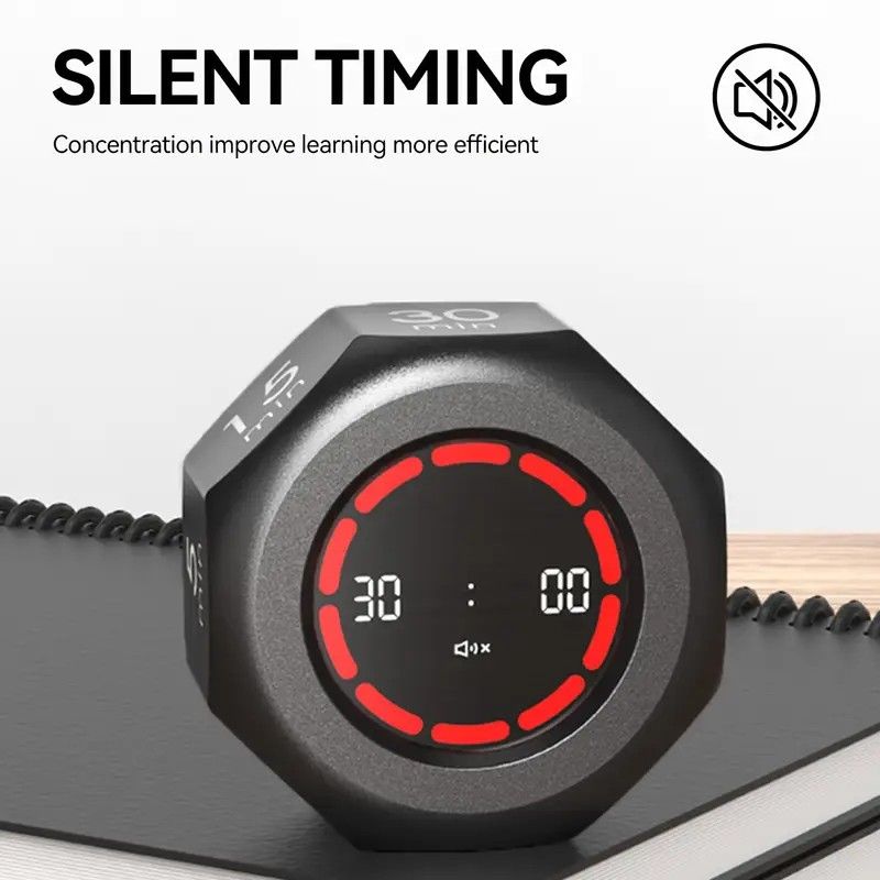 Flip to Start Timing, Efficiency Tool! 7 Presets + Visualized Progress, Gravity Sensor Timer, Universal for V1232-HPJSQ002