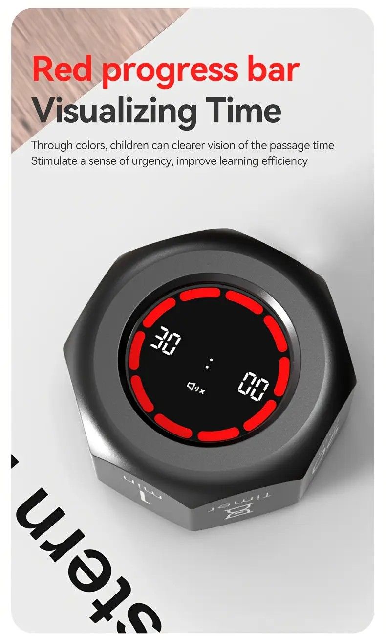 Flip to Start Timing, Efficiency Tool! 7 Presets + Visualized Progress, Gravity Sensor Timer, Universal for V1232-HPJSQ002