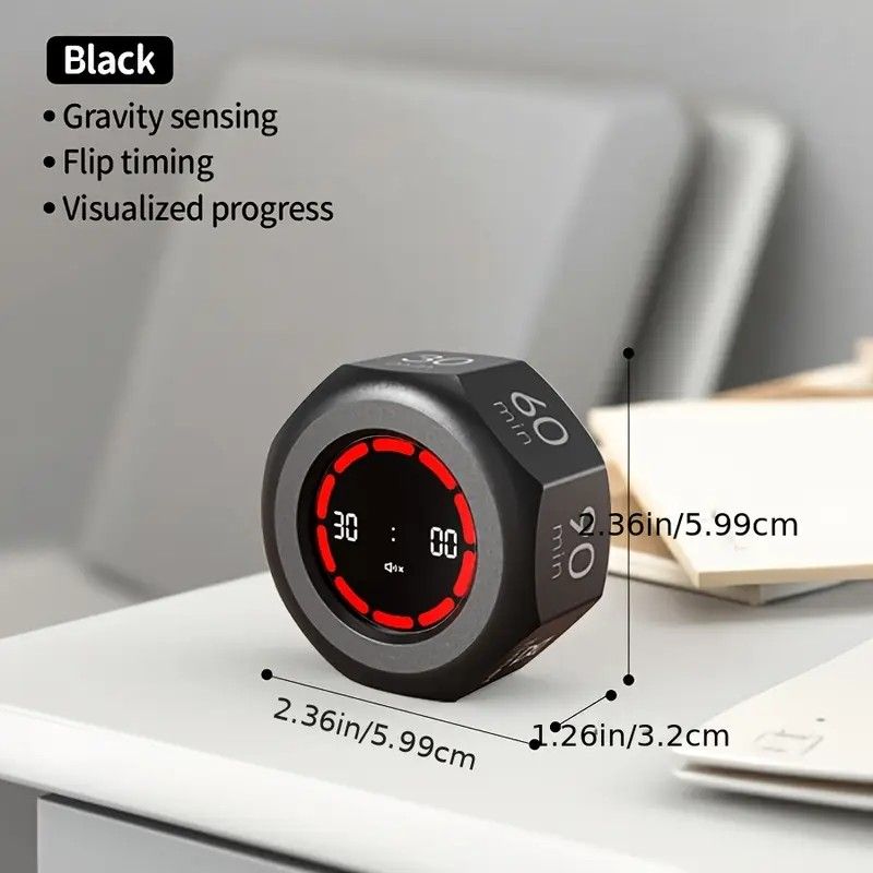 Flip to Start Timing, Efficiency Tool! 7 Presets + Visualized Progress, Gravity Sensor Timer, Universal for V1232-HPJSQ002