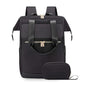 BLACK Korean-style Fashion Compact Backpack, Multi-functional & Large Capacity, Lightweight & Easy to Carry, V1232-HXJZBB001