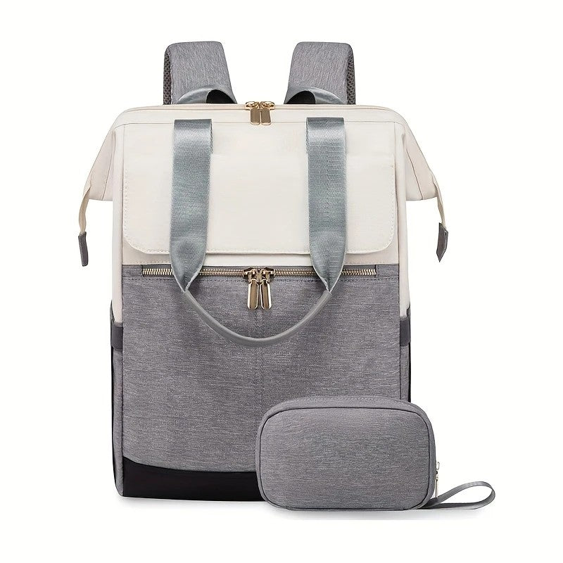 BLACK Korean-style Fashion Compact Backpack, Multi-functional & Large Capacity, Lightweight & Easy to Carry, V1232-HXJZBB001
