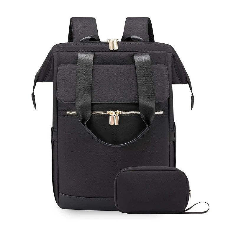 khaki Korean-style Fashion Compact Backpack, Multi-functional & Large Capacity, Lightweight & Easy to Carry, V1232-HXJZBB004