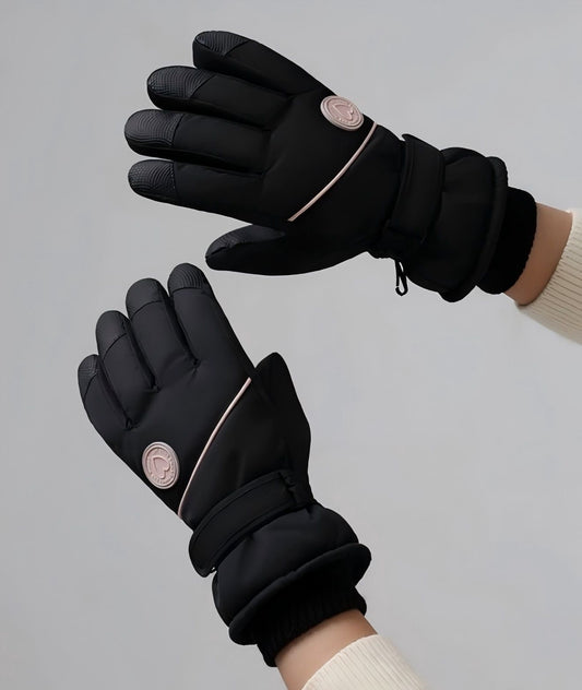 Women's Winter Thick Warm Gloves|Windproof, Anti-Slip, Touchscreen, Suitable for Skiing, Cycling, and V1232-HYST004