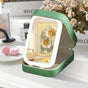 Portable 3-Light LED Makeup Mirror with Organizer - Travel Vanity Case, Rechargeable Touch Control Makeup Box V1232-HZSSHDJZ002