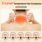 Heated Neck Wrap with Massage - Infrared Heat Therapy, Vibration Massage, Rechargeable & Adjustable | NEW V1232-JBAMYS001