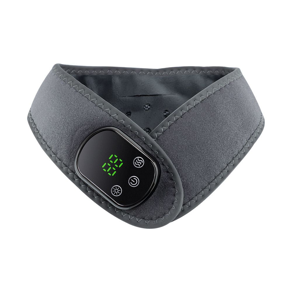 Heated Neck Wrap with Massage - Infrared Heat Therapy, Vibration Massage, Rechargeable & Adjustable | NEW V1232-JBAMYS001