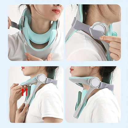 1 Adjustable Neck Support Brace, Cervical Spine Protector, Prevents Head Droop, Suitable for Adults and V1232-JBZCJ001