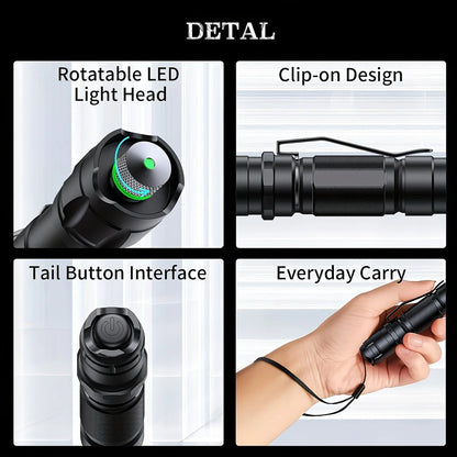 1 piece Green High-Power Green Laser Pointer, Laser Pointer for Indoor Meetings, Tactical Laser Flashlight V1232-JGB002