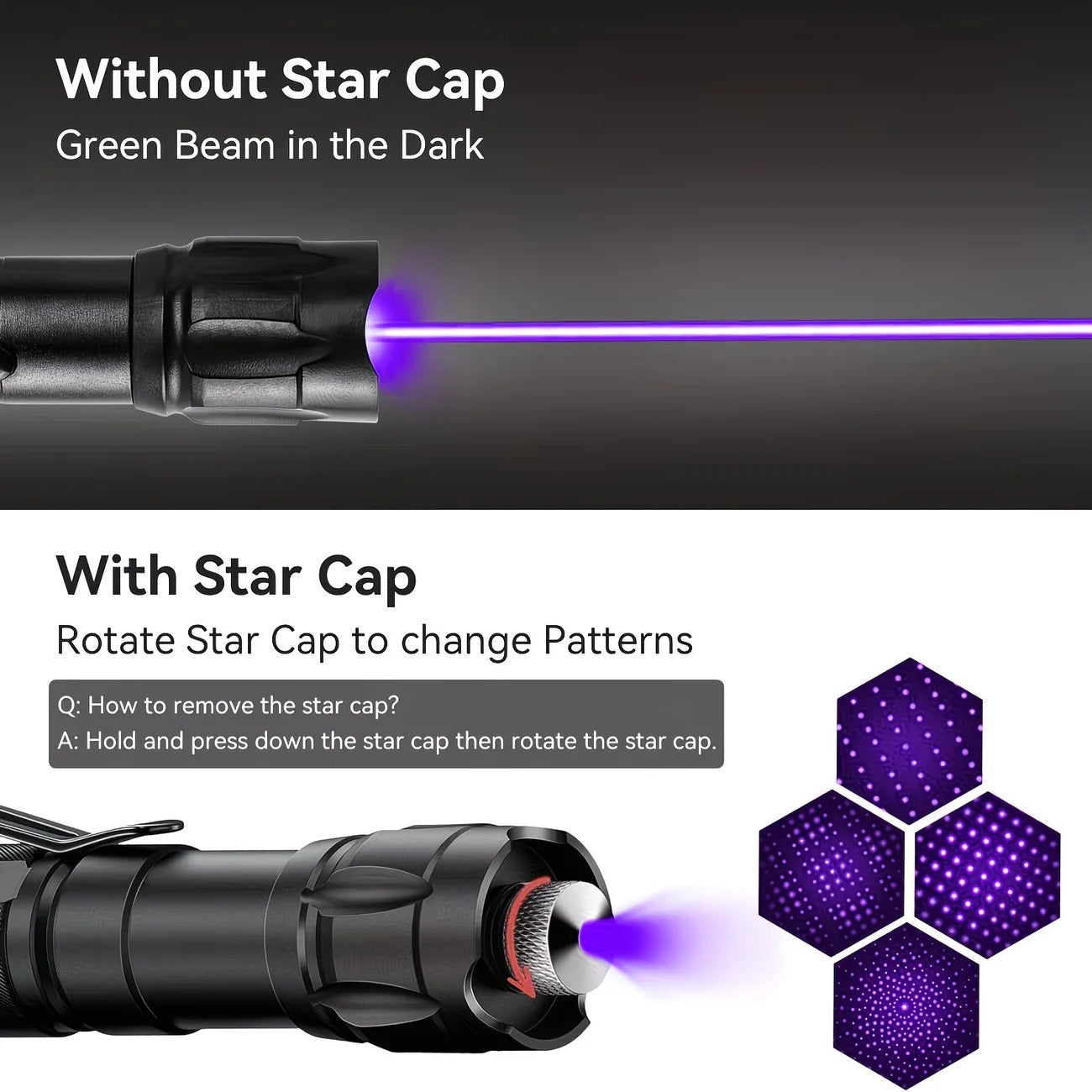 1 piece Green High-Power Green Laser Pointer, Laser Pointer for Indoor Meetings, Tactical Laser Flashlight V1232-JGB002