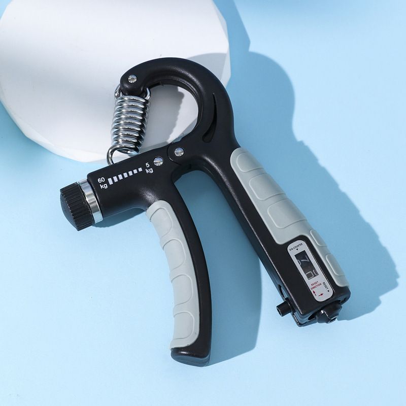 Adjustable Heavy-Duty Grip Strengthener with Counter, 5-60kg - Powerful Forearm and Wrist Builder for V1232-JSBLQ002