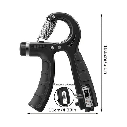 Adjustable Heavy-Duty Grip Strengthener with Counter, 10-100kg - Powerful Forearm and Wrist Builder for V1232-JSBLQ005