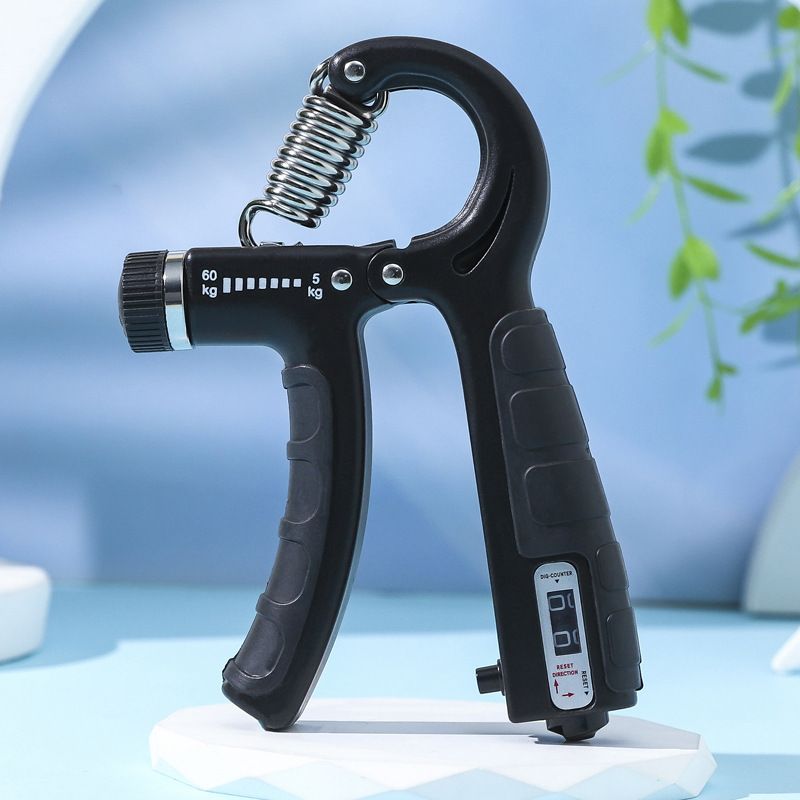 Adjustable Heavy-Duty Grip Strengthener with Counter, 10-100kg - Powerful Forearm and Wrist Builder for V1232-JSBLQ006