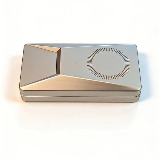 Zinc Alloy Cyber Pusher Click Coin, Mini Metal Fingertip Stress Reliever, EDC Crisp Click Sound Office Desk V1232-JYTP002