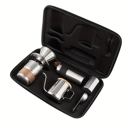 6-Piece Pour Over Coffee Set, Coffee Machine Gift Box, Pour Over Coffee Kettle, Coffee Cup, Coffee Bean V1232-KFLXTZ002