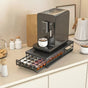 1pc Metal Coffee Capsule Storage Box Drawer Style Dustproof Organizer with Adjustable Grid for Tea Bags V1232-KFSNH001