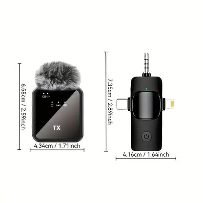 2.4G Wireless Lavalier Microphone: Multi - person, Full - scenario Audio, 25m HD Noise - reduction V1232-LJMKF001