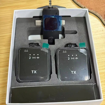 2.4G Wireless Lavalier Microphone: Multi - person, Full - scenario Audio, 25m HD Noise - reduction V1232-LJMKF001