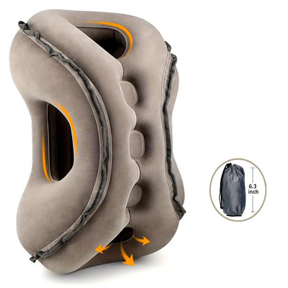 Inflatable Travel Pillow | Multi-Scene Ergonomic Design, 3-Second Inflate/Deflate, Relieves Travel V1232-LXHJZCQ001