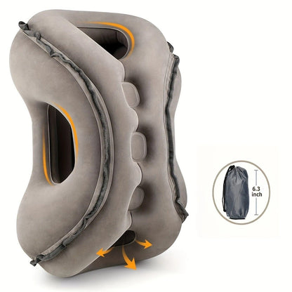 Inflatable Travel Pillow | Multi-Scene Ergonomic Design, 3-Second Inflate/Deflate, Relieves Travel V1232-LXZTCQ001