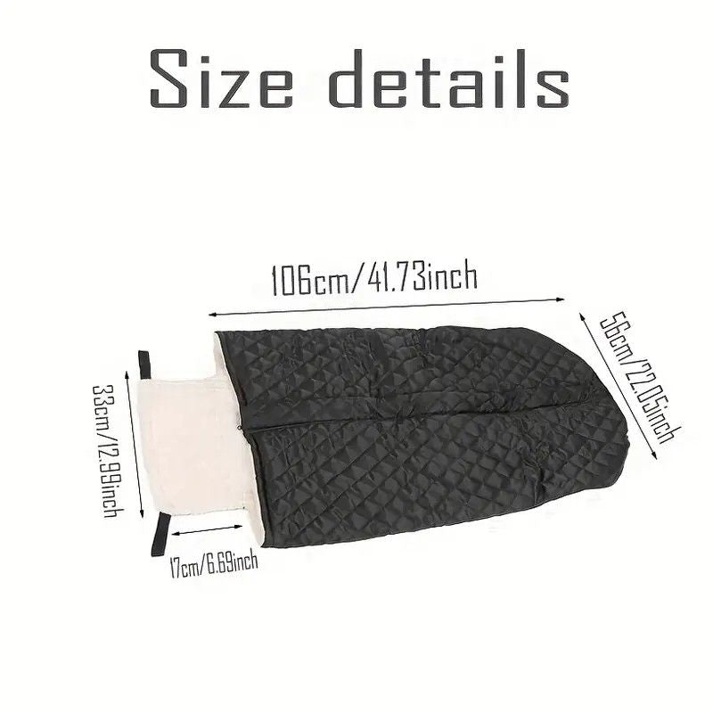 Winter Elderly Wheelchair Heating Blanket | Windproof & Fleece-Lined, Ideal for Both Outings and Home V1232-LYBNT003