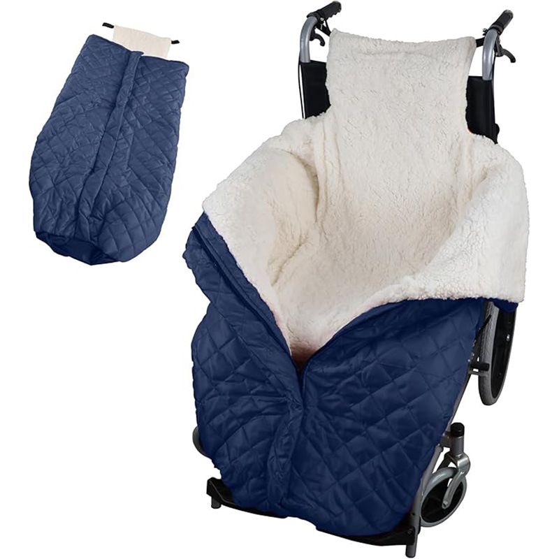 Winter Elderly Wheelchair Heating Blanket | Windproof & Fleece-Lined, Ideal for Both Outings and Home V1232-LYBNT003