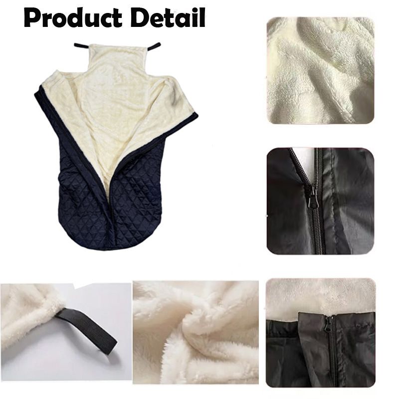 Winter Elderly Wheelchair Heating Blanket | Windproof & Fleece-Lined, Ideal for Both Outings and Home V1232-LYBNT004