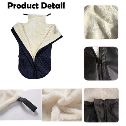 Winter Elderly Wheelchair Heating Blanket | Windproof & Fleece-Lined, Ideal for Both Outings and Home V1232-LYBNT004