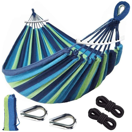 Outdoor Camping Hammock Portable Travel Swing Balance Hammock for Beach Hiking Backyard Relax Chai(2.8*1.5m V1232-LYDCPH001