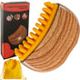 Dual-Sided Lymphatic Massage Brush: Silicone Boosts Circulation, Gua Sha Lifts, Wet & Dry Use, Essential Home V1232-MBLKS002