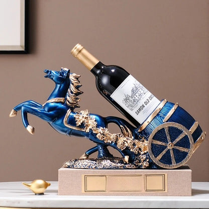 golden Freestanding Luxury Wine Rack, Stable Partitioned Storage, Hand-Carved "Success at First Attempt" V1232-MDCGJJ001