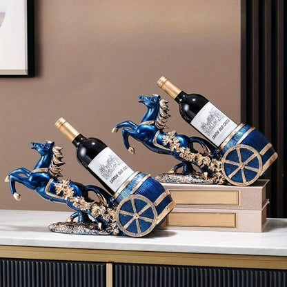 golden Freestanding Luxury Wine Rack, Stable Partitioned Storage, Hand-Carved "Success at First Attempt" V1232-MDCGJJ001