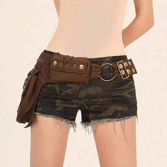 Retro Casual European and American Style Simple and Fashionable Multifunctional Waist Bag, High-Quality V1232-MDLSYB001
