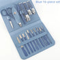 16-Piece Nail Care Set | Portable & Professional, One Box for Hand & Foot Details.BLUE V1232-MJHLTZ002