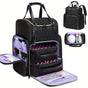 Nail Art Tool Storage Backpack: Removable Compartments, High-Capacity Categorized Storage, Multiple Carrying V1232-MJSNB001