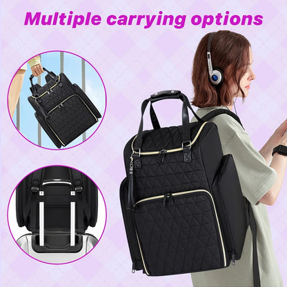 Nail Art Tool Storage Backpack: Removable Compartments, High-Capacity Categorized Storage, Multiple Carrying V1232-MJSNB001