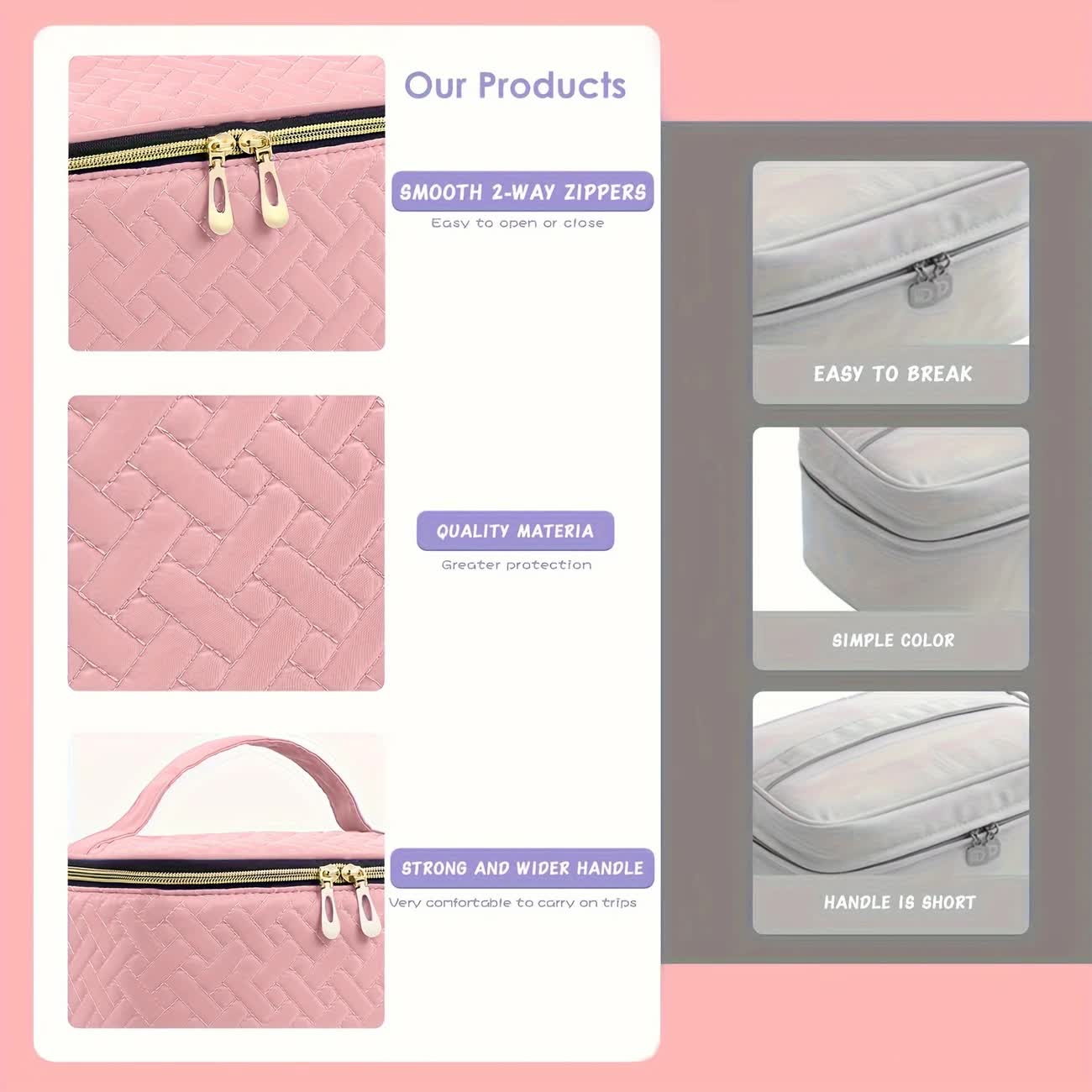 Green Double-layer woven storage, scientifically organized with large capacity-Professional Nail Tool V1232-MJSNB005