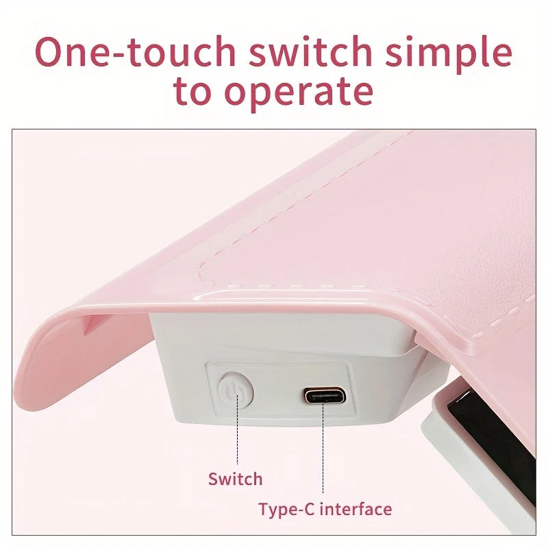 Nail Dust Collector: USB-Powered, Strong Suction, One-Touch Operation, Say Goodbye to Dust Troubles.GREEN V1232-MJXCJ003
