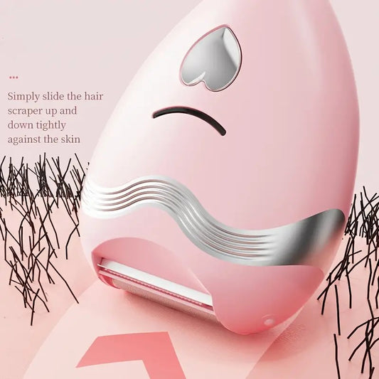 pink 3-in-1 Women's Electric Hair Remover, suitable for both dry and wet use. Designed for bikini, eyebrows, V1232-NSDXD001