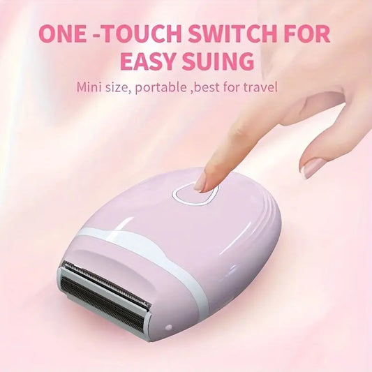 GREEN Women's Electric Hair Remover, Portable Shaver, suitable for bikini line, legs, and underarms, with V1232-NSDXD004
