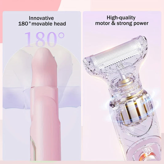 Women's Whole Body Electric Hair Removal Device, Painless Hair Removal, Type-C Fast Charging .pink V1232-NSTMJ001