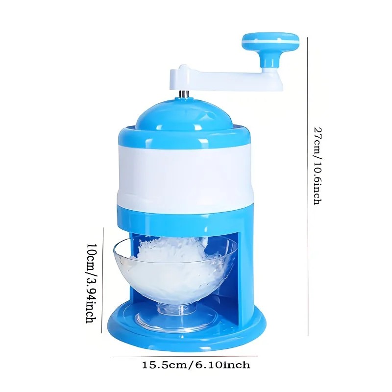 1 Multi-Function Shaved Ice Machine and Snow Ice Maker - Compact Manual Ice Shaver with Smoothie and V1232-PBJ001