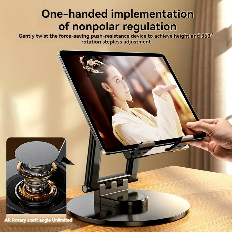 All-round Rotation, Rock-solid on Desktop -- Free Height Adjustment, One Stand for All Scenarios V1232-PBZJ001