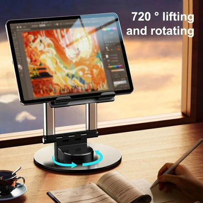 All-round Rotation, Rock-solid on Desktop -- Free Height Adjustment, One Stand for All Scenarios V1232-PBZJ001