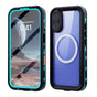iPhone 16 Pro Max Waterproof Phone Case IP68 Drop Protection Snow Dust Resistant with Lanyard for Swimming V1232-PGFSSJK001