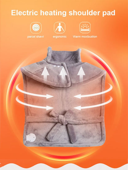 Neck Heating Cape: Smart Temperature Control, Warmth in an Instant.GREY V1232-PJDRT001