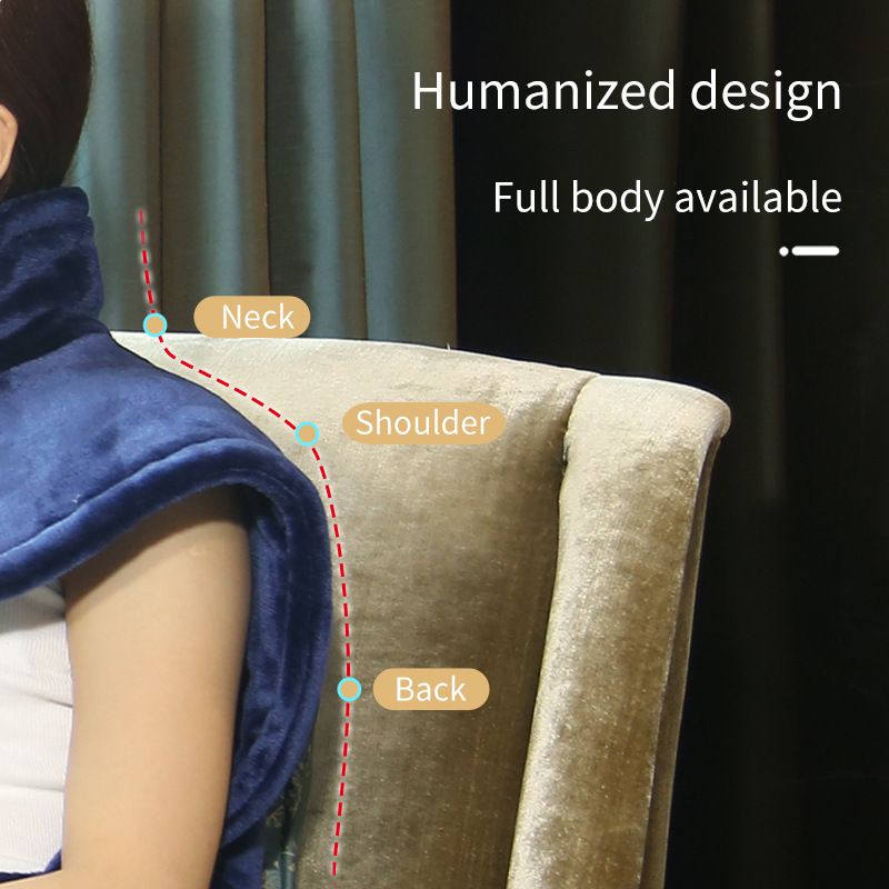 Neck Heating Cape: Smart Temperature Control, Warmth in an Instant.GREY V1232-PJDRT001