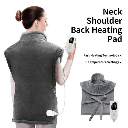 Neck Heating Cape: Smart Temperature Control, Warmth in an Instant.GREY V1232-PJDRT001