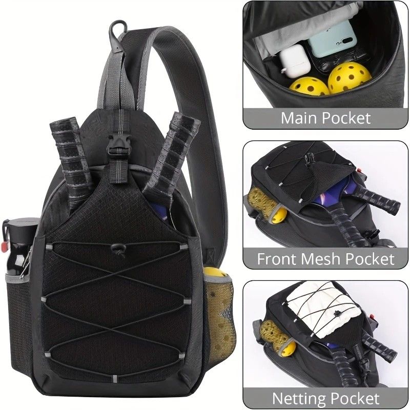 Features a dedicated paddle sleeve and a spacious main storage compartment for clothes, shoes, or gear.BLACK V1232-PKGB001