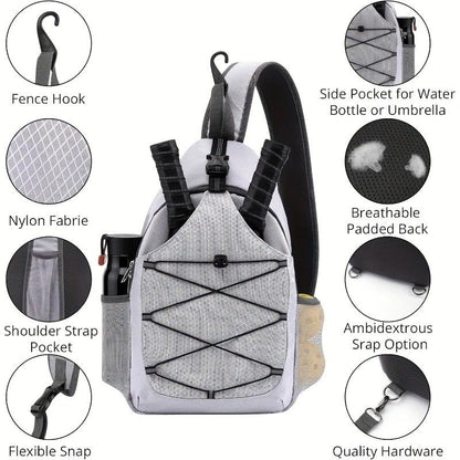 Features a dedicated paddle sleeve and a spacious main storage compartment for clothes, shoes, or gear.BLACK V1232-PKGB001